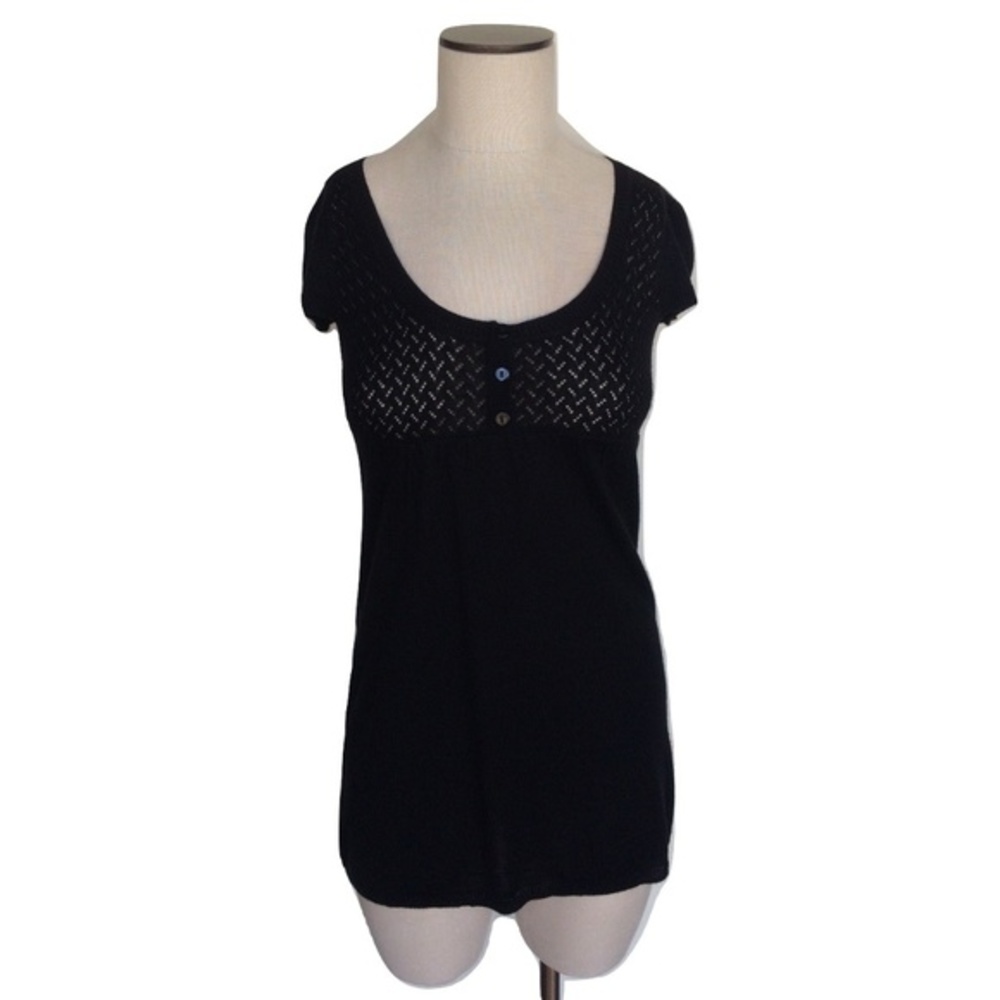NWT Demonia Italy Little Black Tunic Wool Blend
